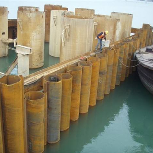 抚州钢护筒现场安装